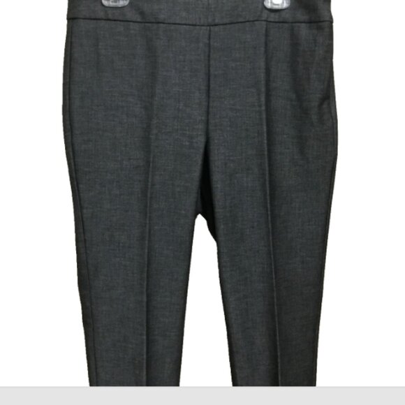 Talbots Women Size 12P Chatham Ankle Pant Sits Waist Slim Leg Gray Side Zip NWT - Picture 8 of 10